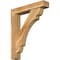 Ekena Millwork Olympic Block Rough Sawn Bracket w/ Offset Brace, Western Red Cedar, 6"W x 30"D x 36"H BKT0604X30X36OLY05RWR - alternate 1